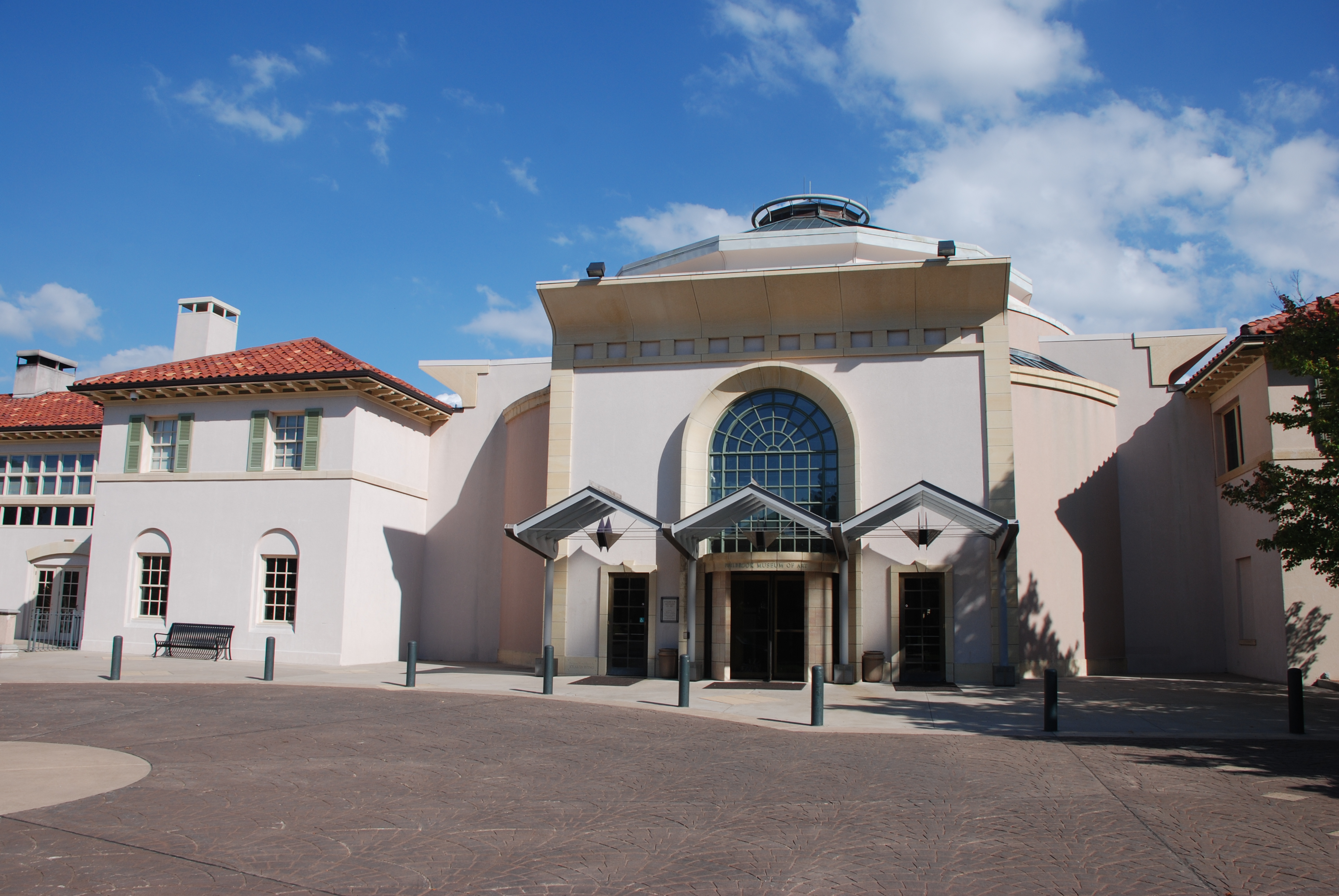 Entrance to Philbrook Museum of Art in Tulsa, Oklahoma