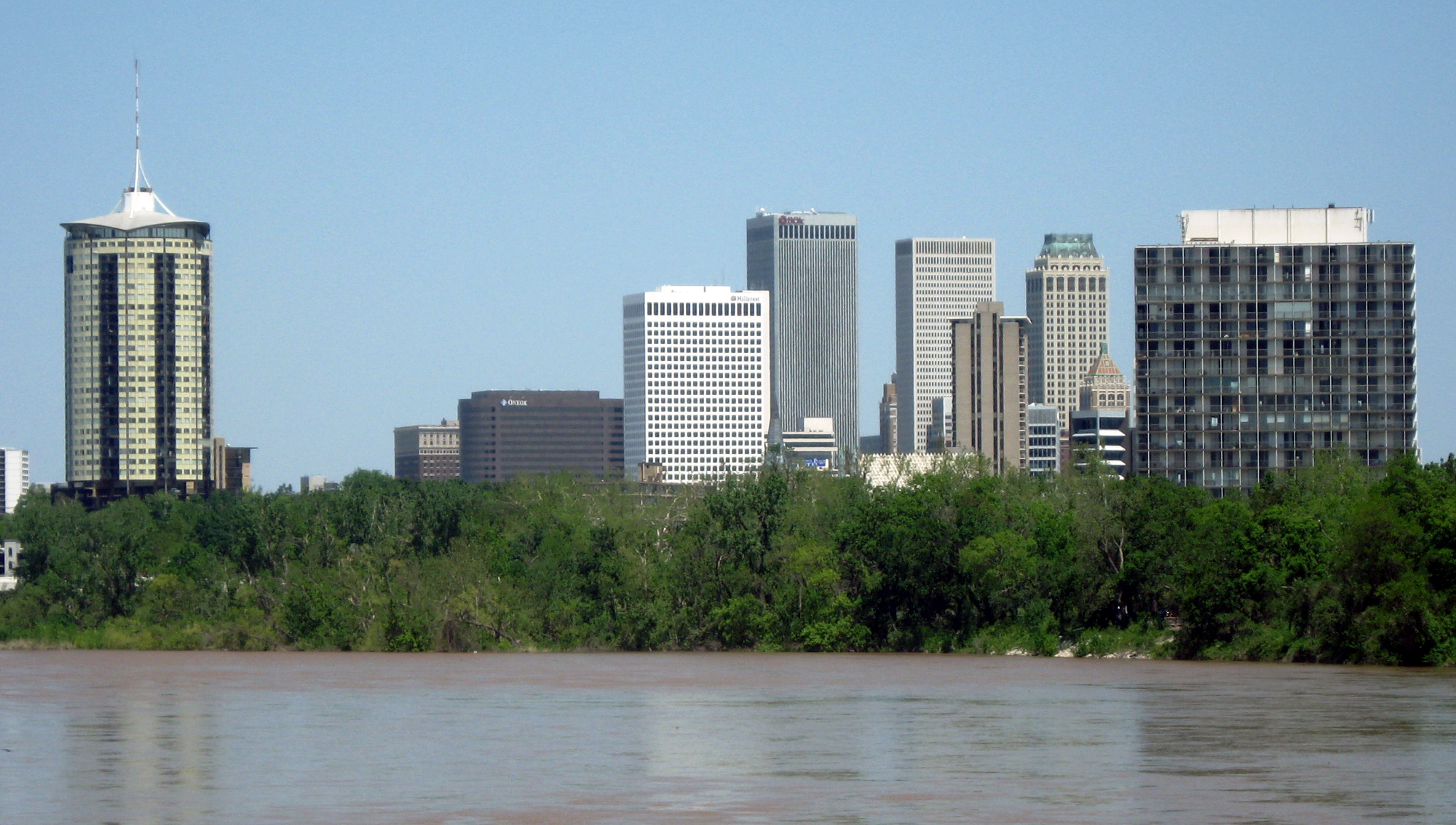 Aerial view of Tulsa, Oklahoma